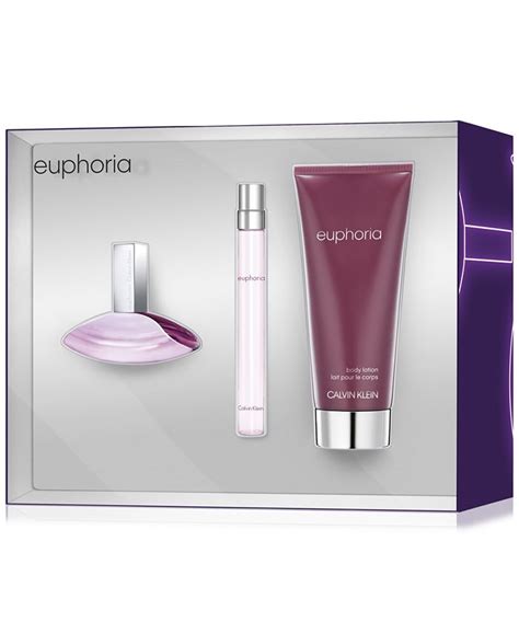 set de perfume euphoria calvin klein dama|euphoria cologne macy's.